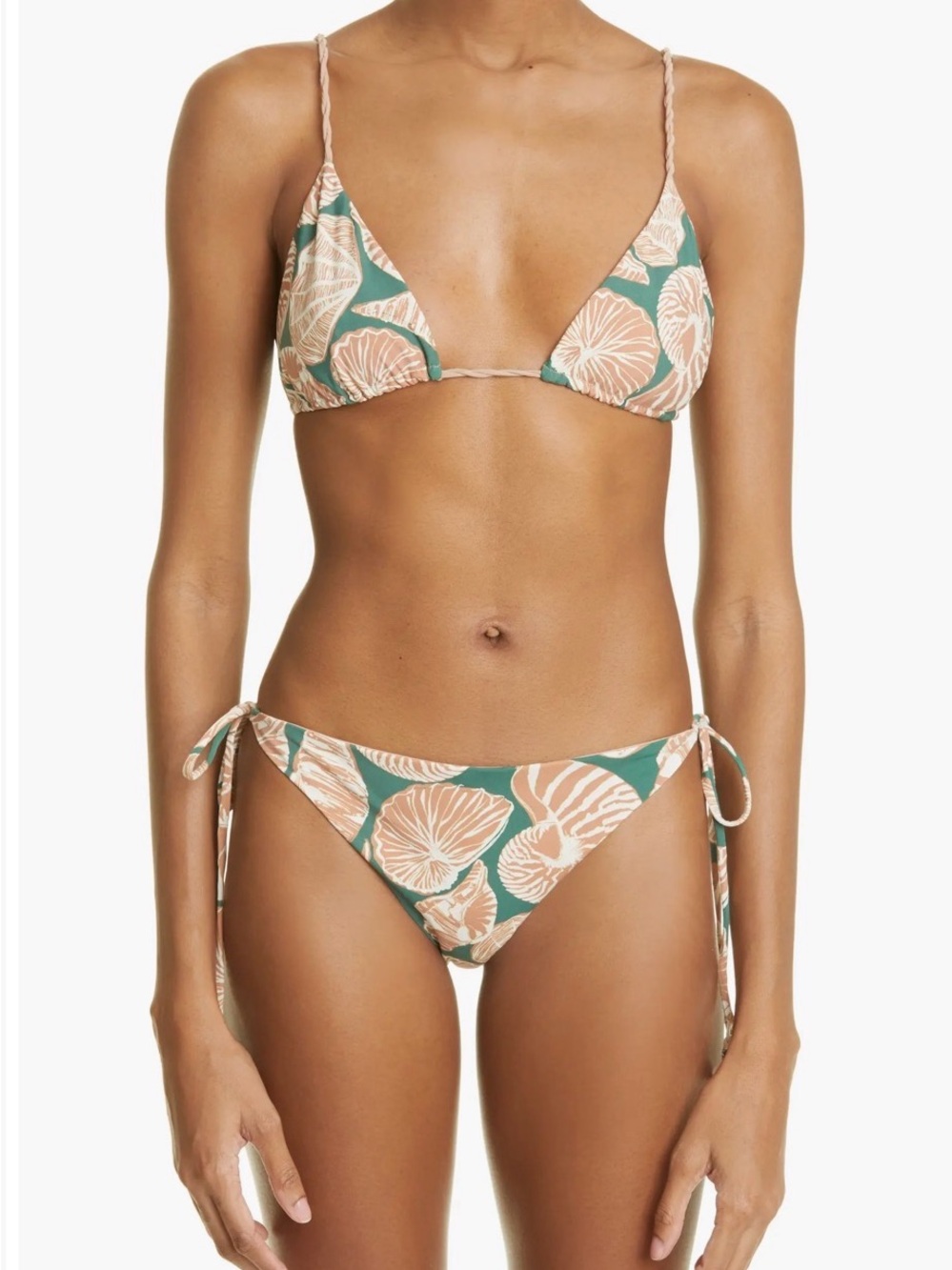 Johanna Ortiz Tenerife Seashell Bikini Top M and Bottom S